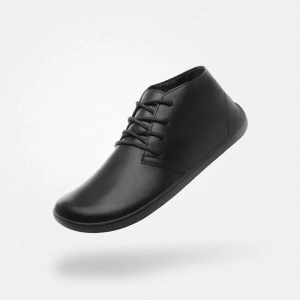 comprar zapatos barefoot negros elegantes cuero hombre saguaro noble i